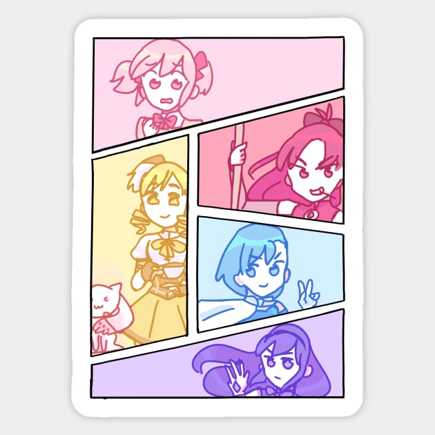 A Magical Squad (Light Ver.) Sticker by pakupiranha